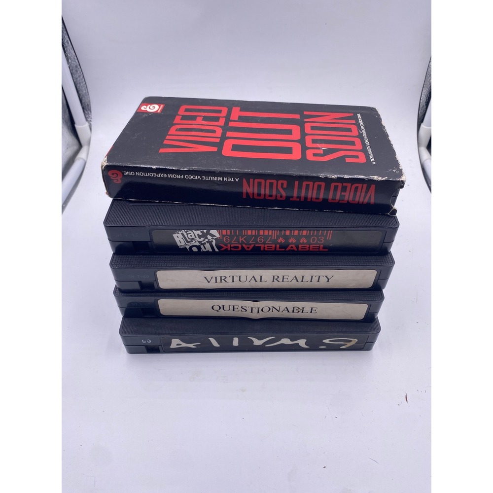 Expedition One Black Label Plan B Skateboarding VHS Tape Lot Black Good Vintage